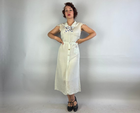 1930s Mint Julep Dress | Vintage 30s Palest Green… - image 6