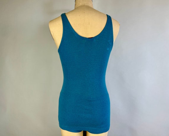 1920s Terrific in Turquoise Swimsuit | Vintage 20… - image 4