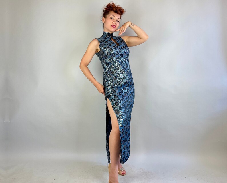 1950s East Meets West Gown Vintage 50s 