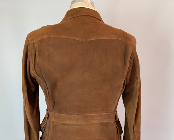 1930s Belted Back Outdoors Jacket | Vintage 30s M… - image 4