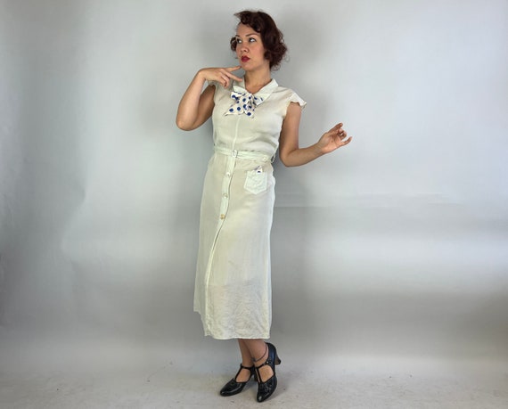 1930s Mint Julep Dress | Vintage 30s Palest Green… - image 7