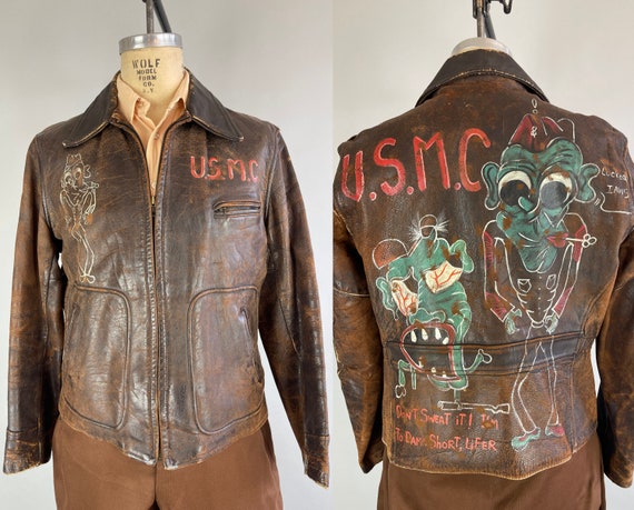 1940s USMC Locked Jaws Jacket | Vintage 40s Hicko… - image 1