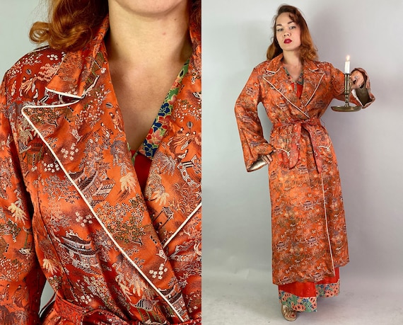 1940s Madam of the House Dressing Gown | Vintage 4