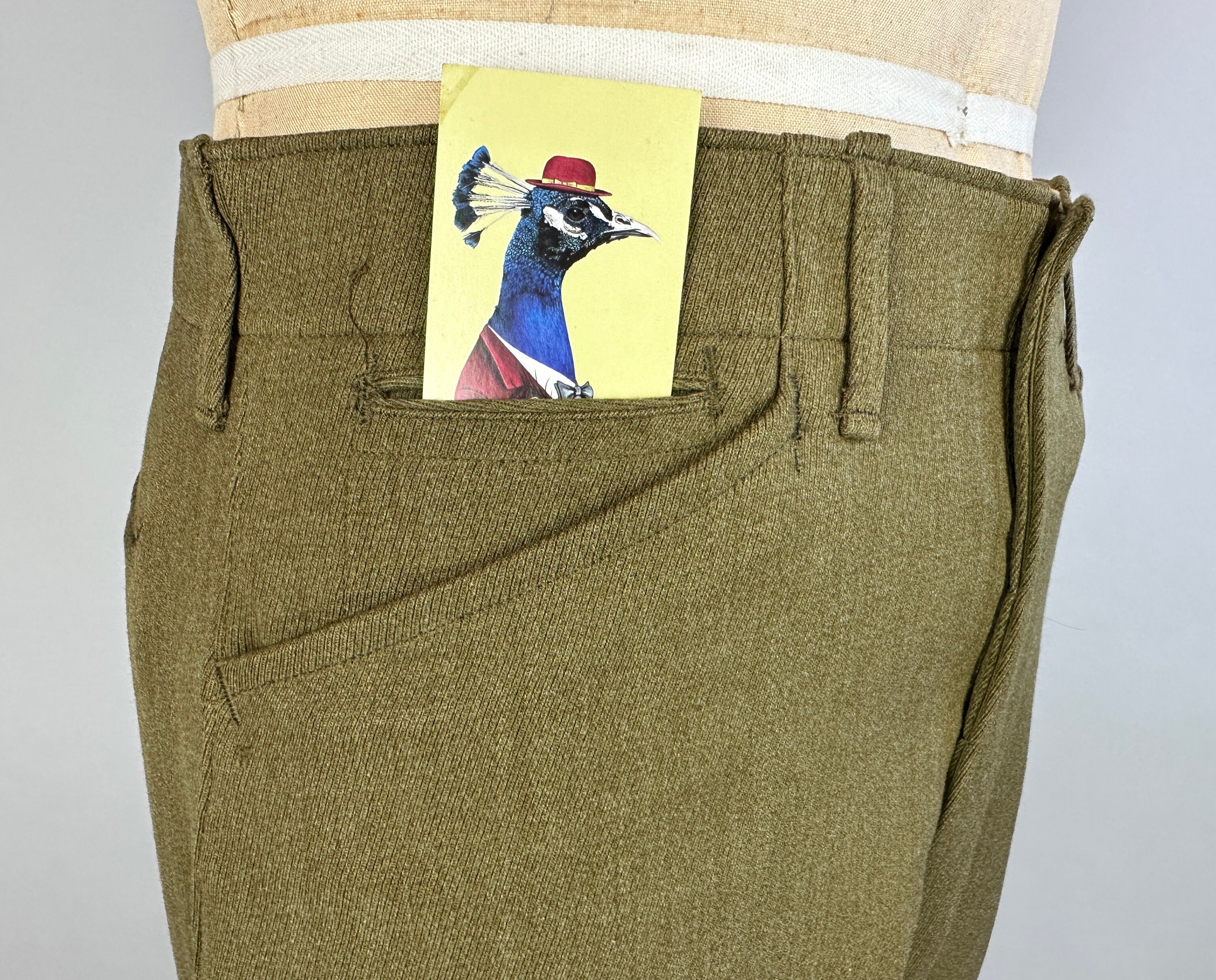 LOUIS VUITTON Size 2 Olive Cotton Polyester Tailored Jodhpurs Pants – Sui  Generis Designer Consignment