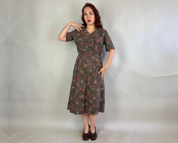 1940s Sally Loves Sparklers Frock | Vintage 40s B… - image 4