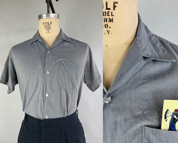 1950s Carl's Camp Shirt Vintage 50s 
