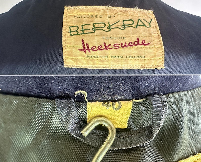 1950s Ready to Rock Ricky Jacket | Vintage 50s Royal Blue Velour ...
