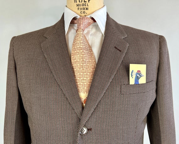 1940s Man of Distinction Suit | Vintage 40s Light… - image 3