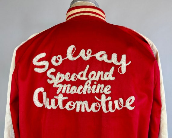 1940s Jack's Speed Racer Club Jacket | Vintage 40s Tw… - Gem