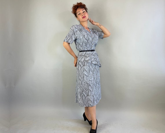 1940s Valerie's Vining Victory Dress | Vintage 40… - image 4