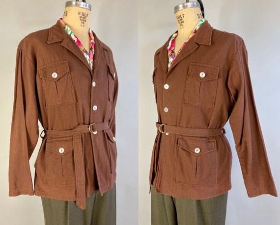 1940s Adventure Time Jacket | Vintage 40s Russet … - image 3