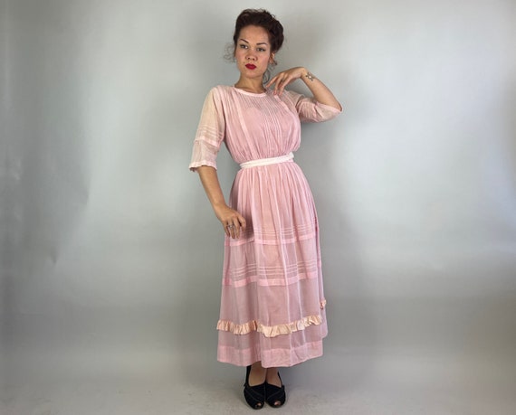 1800s Pretty in Pink Dress Ensemble | Antique Vic… - image 6