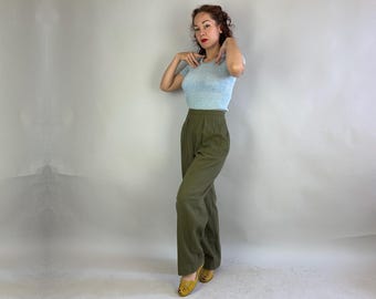 パンツ 1950s EURO wide reg wool slacks 1950s EURO wide reg wool slacks