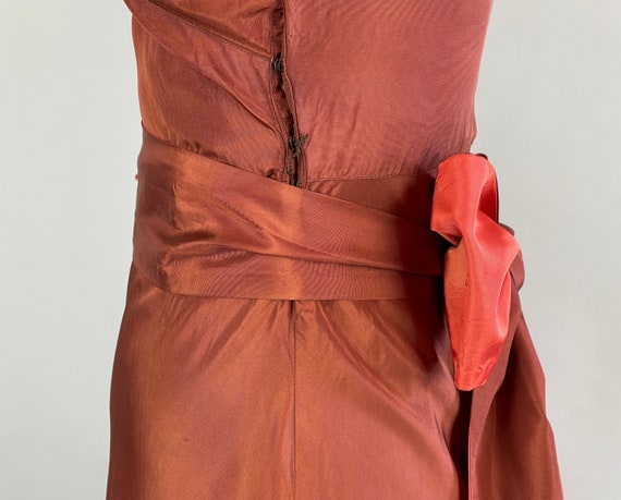 1930s Spicy Sweet Gown | Vintage 30s Cinnamon Bro… - image 10