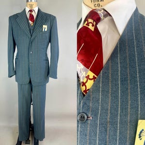 【希少】1940s vintage ヴィンテージ 3piece suit スーツ 希少】1940s vintage ヴィンテージ 3piece suit スーツ