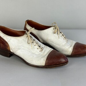 1930s Spectacular Spectator Shoes Vintage 30s Two Tone Cinnamon Brown ...