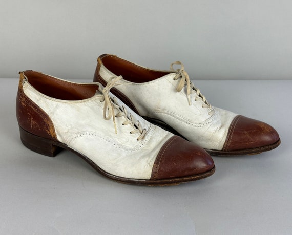 1930s Spectacular Spectator Shoes | Vintage 30s T… - image 6