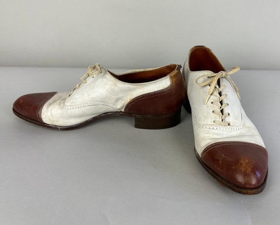 1930s Spectacular Spectator Shoes | Vintage 30s T… - image 5