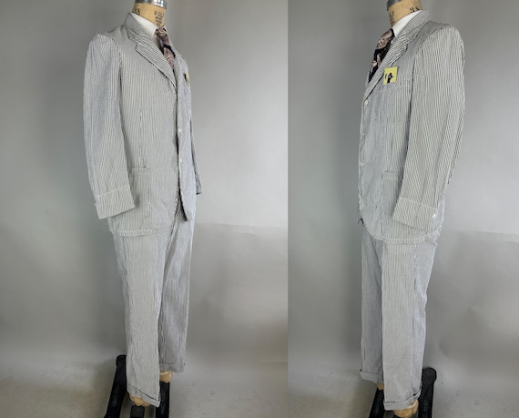 90s IDOL Jacket Seersucker Jacket ヴィンテージ 90s IDOL