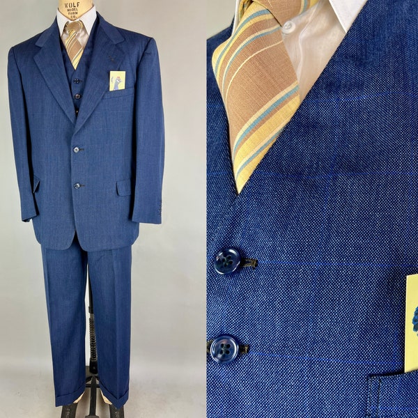 Vintage 3 Piece Suit - Etsy