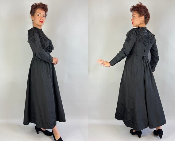 1800s Milady's Mournful Dress Ensemble | Antique … - image 6