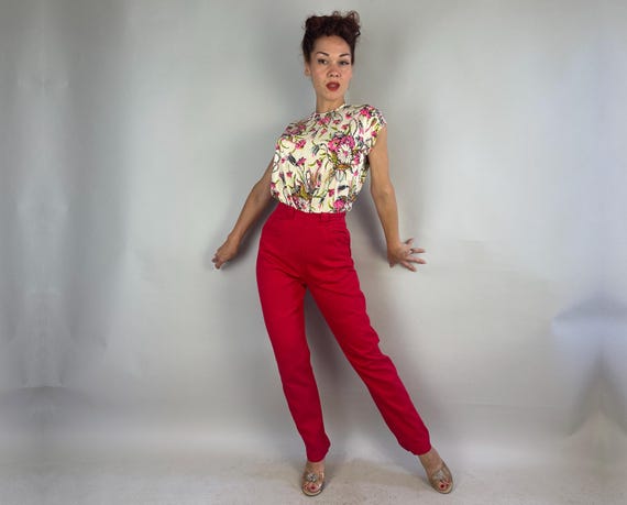1950s Mama Mia Spicy Cigarette Pants | Vintage 50… - image 4