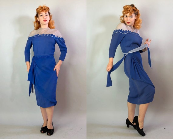 1930s Standout Cocktail Dress | Vintage 30s Cornfl