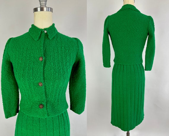 1930s Vexing Vixen Knit Set | Vintage 30s Kelly G… - image 2