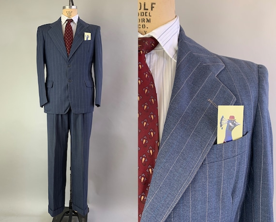 1940s Gorgeous Gangster Suit Gem