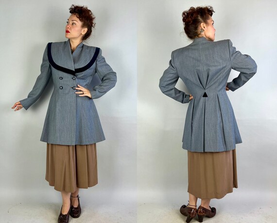 1940s Lucky in Lilli Ann Princess Coat | Vintage … - image 2