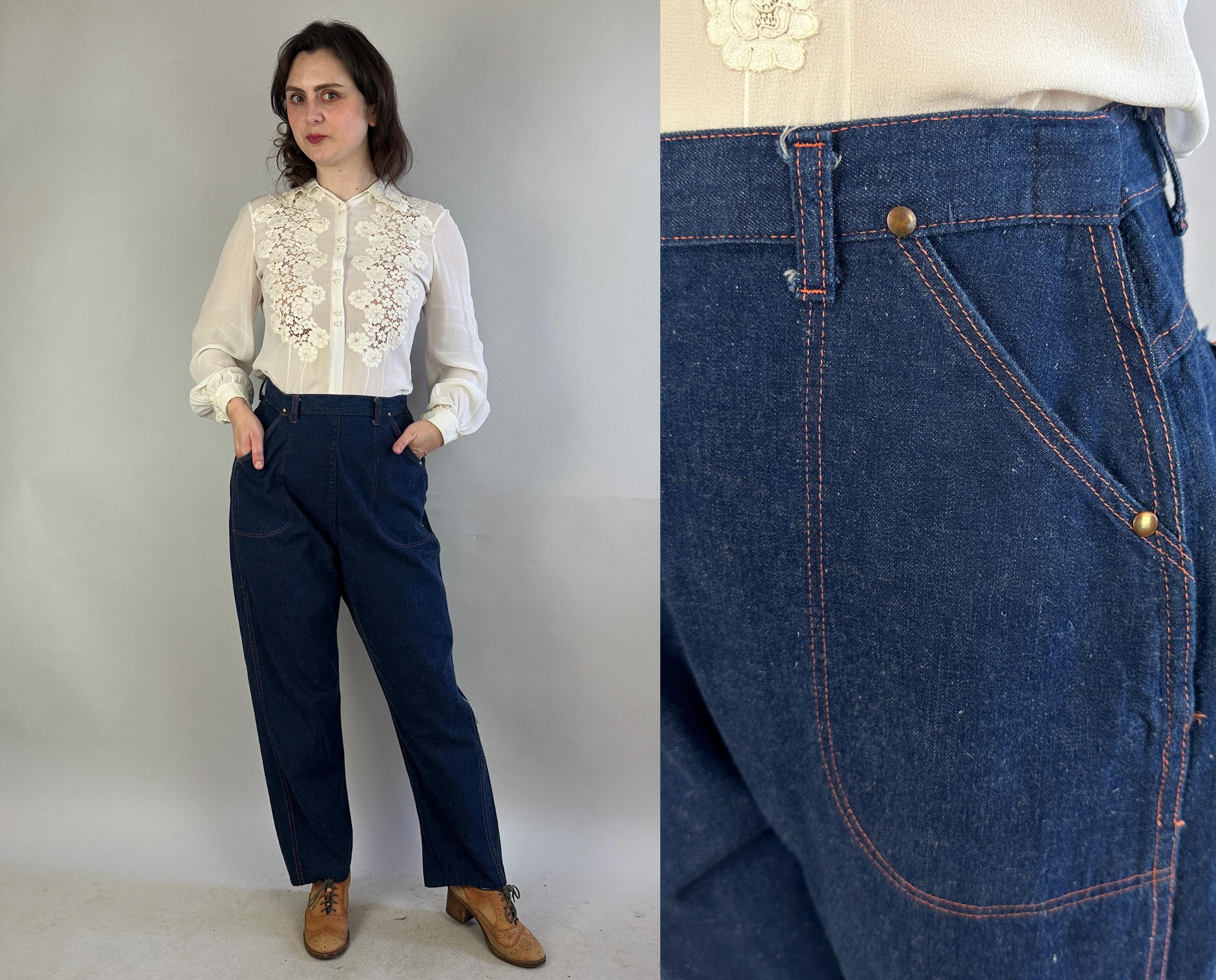 1950s Side Zip Pants - Etsy 1950s Side Zip Pants - Etsy