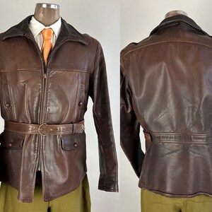 vintage 1930s レザージャケット 1930 leather jacket - Etsy 日本
