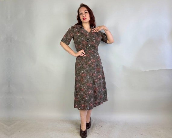1940s Sally Loves Sparklers Frock | Vintage 40s B… - image 2