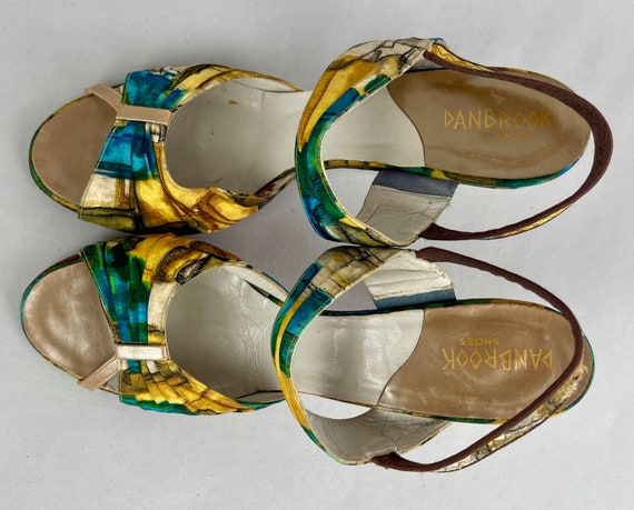 1950s Millie's Mid Century Modern Sandals | Vintage 5… - Gem