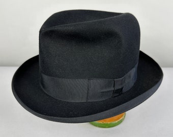 Vintage Hat, Size 7 1/8, Homburg Hat, Portis Hat, 1940s Hat, Vintage Homburg, Brown Hat, Vintage Fedora, Vintage Clothing - Etsy Vintage Hat, Size 7 1/8, Homburg Hat, Portis Hat, 1940s Hat, Vintage Homburg, Brown Hat, Vintage Fedora, Vintage Clothing - Etsy