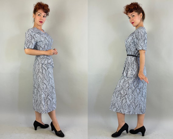 1940s Valerie's Vining Victory Dress | Vintage 40… - image 8