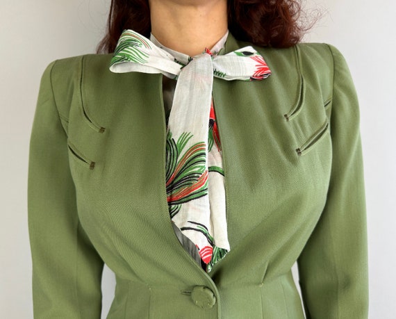 1940s Perfectly Poised Suit | Vintage 40s Seafoam… - image 3