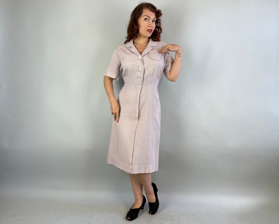 1940s Lovely in Lilac Dress | Vintage 40s Purple … - image 2