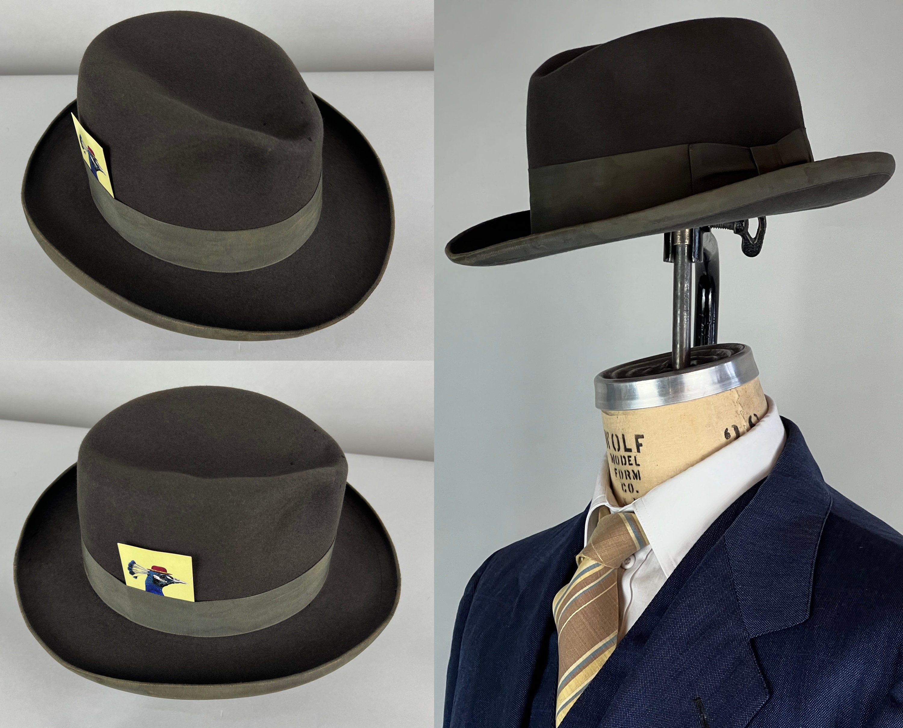 Vintage mens hats 1940s sale