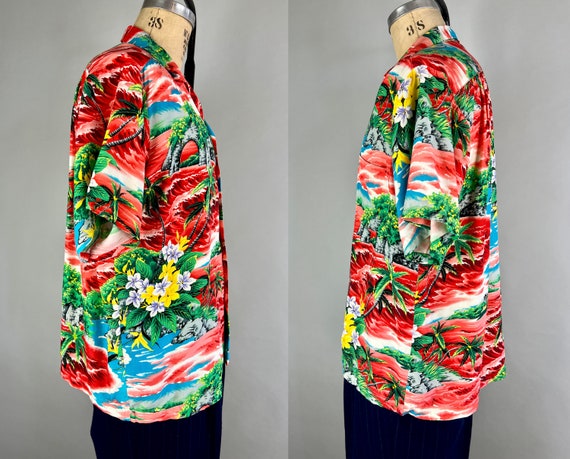 1950s Lava Lake Shirt | Vintage 50s Hawaiian Shor… - image 6