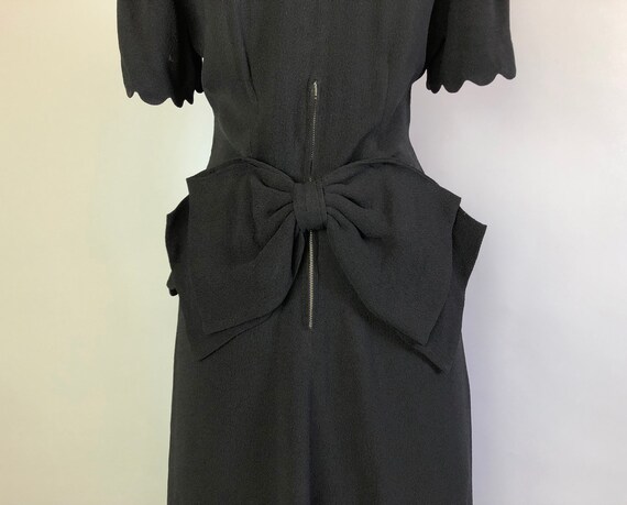 1940s Sequin Neckline Dress | Vintage 40s Gorgeou… - image 6