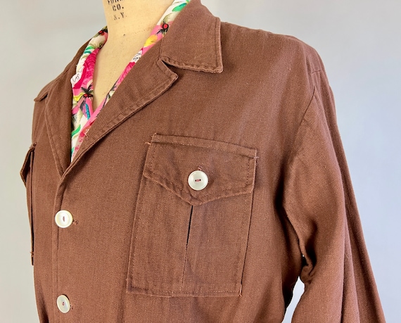 1940s Adventure Time Jacket | Vintage 40s Russet … - image 2