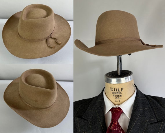 1930s Adventurer Fedora Vintage 30s 