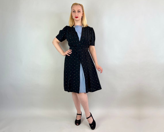 1930s Confetti Cannon Dress | Vintage 30s Rayon C… - image 5