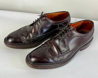 50s crosby square brown U wing tipVINTAGE Crosby Square Brown