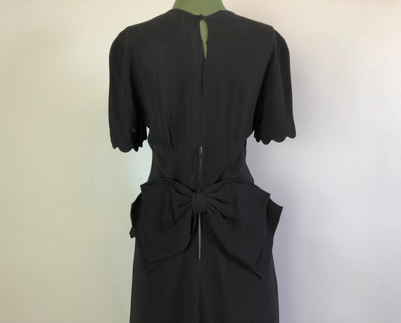1940s Sequin Neckline Dress | Vintage 40s Gorgeou… - image 4