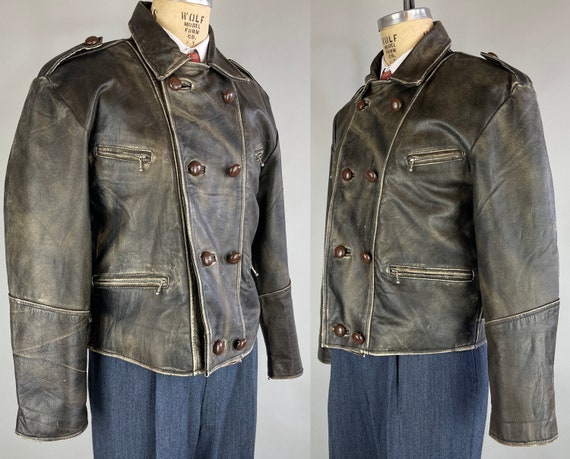 1950s Mad Max Motorcycle Jacket | Vintage 50s Iro… - image 2