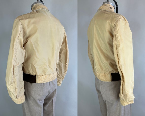 1950s Rain or Shine Ricky Jacket | Vintage 50s Pale Dove