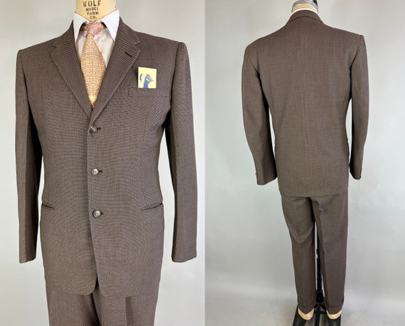 1940s Man of Distinction Suit | Vintage 40s Light… - image 6