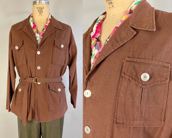 1940s Adventure Time Jacket | Vintage 40s Russet … - image 1